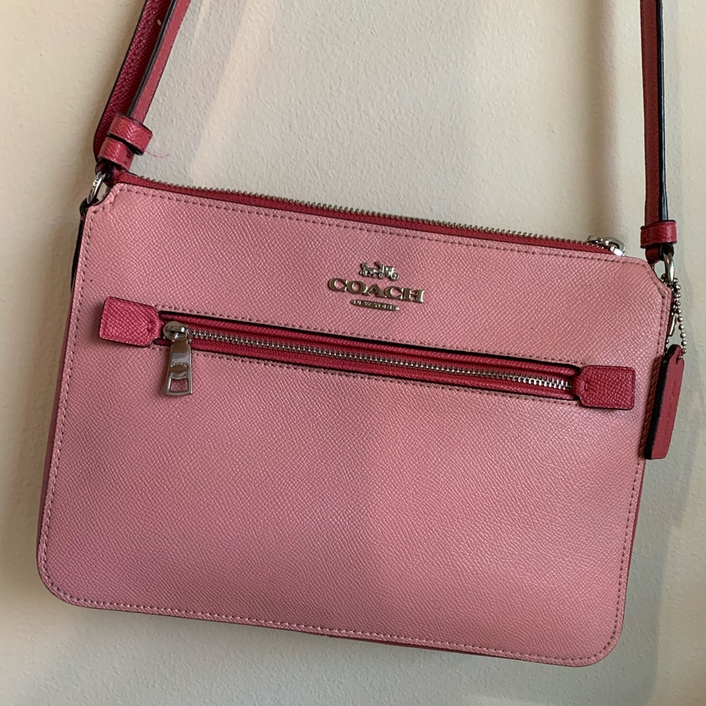 COACH PINK CROSSBODY BAG